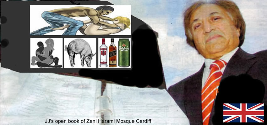 Javed Javed Cardiff-British Pakistani Muslim exposing Paedophiles, Alcohol & Swine dealers, Mushrik & Adulterers and Cardiff Zani Mosque-Masjid